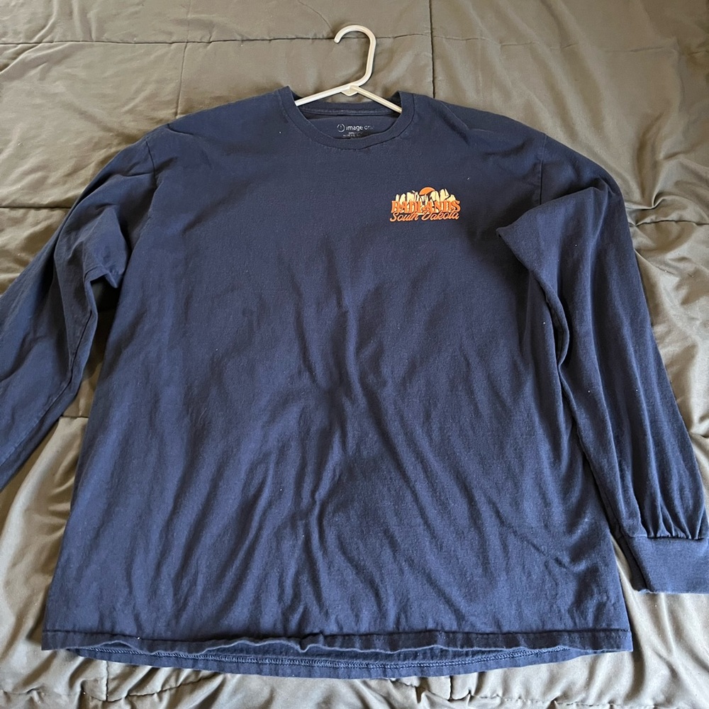 XL Navy Blue Long Sleeve - Badlands